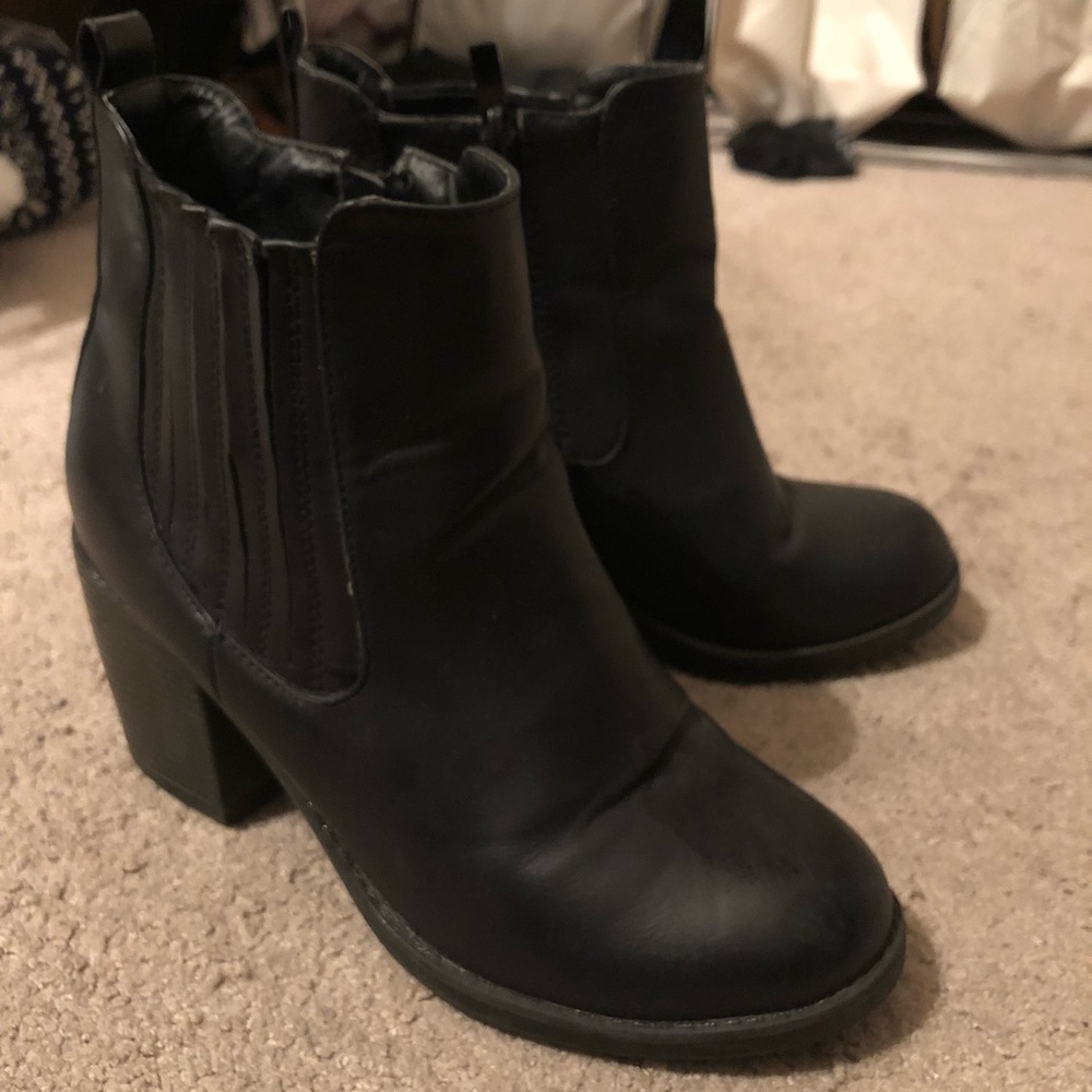 Black booties